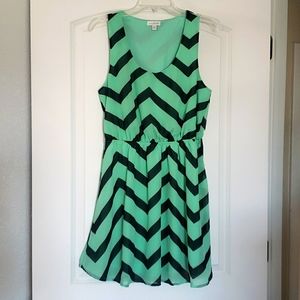 Charming charlie chevorn dress size M
